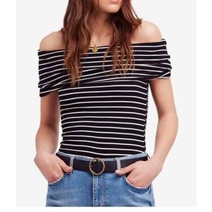 Free People off shoulder shirt